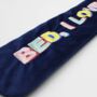 Long Hot Water Bottle 'Bed I Love You', thumbnail 2 of 2