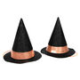 Halloween Mini Witch Hats, Set Of Eight, thumbnail 1 of 3