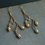 Freshwater Pearl Gold Chandelier Earrings, thumbnail 1 of 5