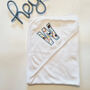 Personalised Initial Children's Hooded Towel, thumbnail 1 of 6