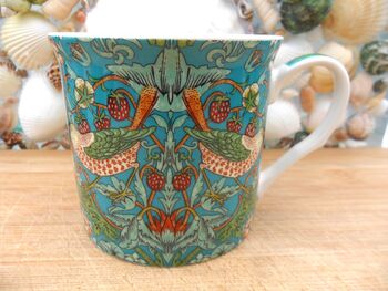 Set Of Four Palace Mugs In Assorted Strawberry Thief Designs, 10 of 12
