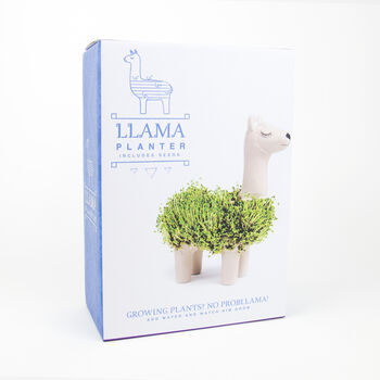 Grow Your Own Llama Chia Planter Plant Pot, 3 of 3