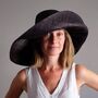 Large Brim Fold Up Straw Hat, thumbnail 5 of 6