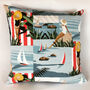 French Riviera Beach Cushion Cover, thumbnail 5 of 5