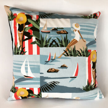 French Riviera Beach Cushion Cover, 5 of 5