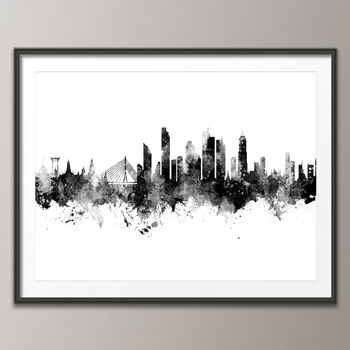 Bangkok Thailand Skyline Cityscape Art Print, 3 of 7