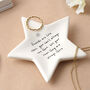 Ceramic Star Shaped Trinket Ring Dish With Gift Box, thumbnail 1 of 5