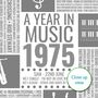 Personalised 50th Birthday Print 1974 1975 Music Year Gift, thumbnail 12 of 12