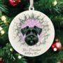 Personalised Christmas Schnauzer Break Through, thumbnail 3 of 10