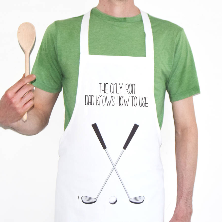 Funny Golf Apron For Dad By Of Life & Lemons