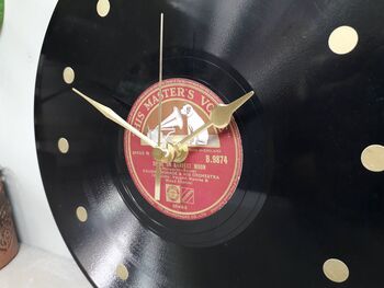 Record Clock Vinyl 10' Inch Music Lover, 2 of 8
