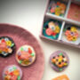 Box Of Nine Mini Flower Biscuits Gift Box, thumbnail 1 of 7