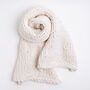 Sam Scarf Beginner Knitting Kit, thumbnail 4 of 10
