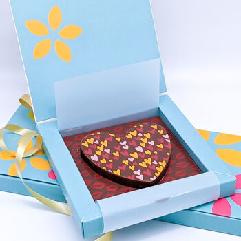 Personalised Message Milk Chocolate Heart Gift Box, 3 of 6