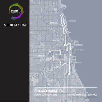Personalised Chicago Marathon Poster, 9 of 12