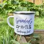 Enamel Gardening Mug, thumbnail 1 of 3