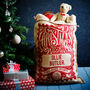 The Red Rowland Personalised Christmas Sack, thumbnail 1 of 3