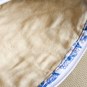 Quilted Block Print Pouches, Fair Trade Zipper Purses Ethically Handmade In India, 6 of 8