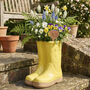 Personalised Heart Little And Large Yellow Welly Planters Gift Set, thumbnail 2 of 8