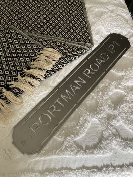 Portman Road Metal Football Street Sign – Designed And Made In Britain, 4 of 10
