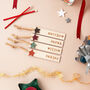 Christmas Star Personalised Tag Place Setting, thumbnail 6 of 7