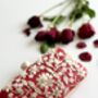 Delhi Dark Red Silk Clutch | Bridal Evening Bag | With Gift Box, thumbnail 5 of 7