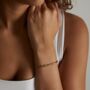 Personalised Unisex Name Chain Bracelet, thumbnail 3 of 8
