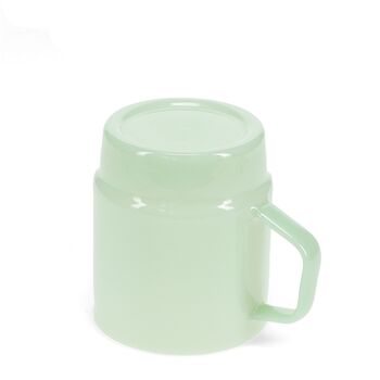 Mint Green Stacking Glass Coffee Cup, 3 of 4