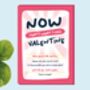 Funny Valentine Card Now That's What I Call Valentine, thumbnail 1 of 7