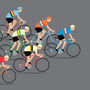 World Road Race Cycling Print, thumbnail 3 of 4