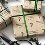 Personalised Christmas Spotify Playlist Wrapping Paper, thumbnail 4 of 6