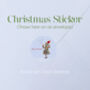 Five Butterfly Santa Christmas Hat Christmas Cards, thumbnail 5 of 6