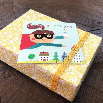 Superhero Birthday Girl Card, 3 of 5