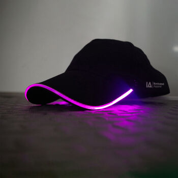Pink LED Light Up Baseball Cap | Fun For Parties, 3 of 6