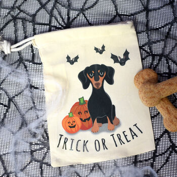 Spooky Halloween Cute Dog Treat Bag, 2 of 10