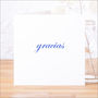 Single Or Pack Of Spanish 'Gracias' Thank You Cards, thumbnail 1 of 10