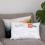 Personalised Double Sided Photo Postcard Cushion Cover, thumbnail 3 of 5
