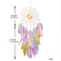 Baby Room Decor Pink Flower Dreamcatcher Wall Hanging, thumbnail 3 of 5