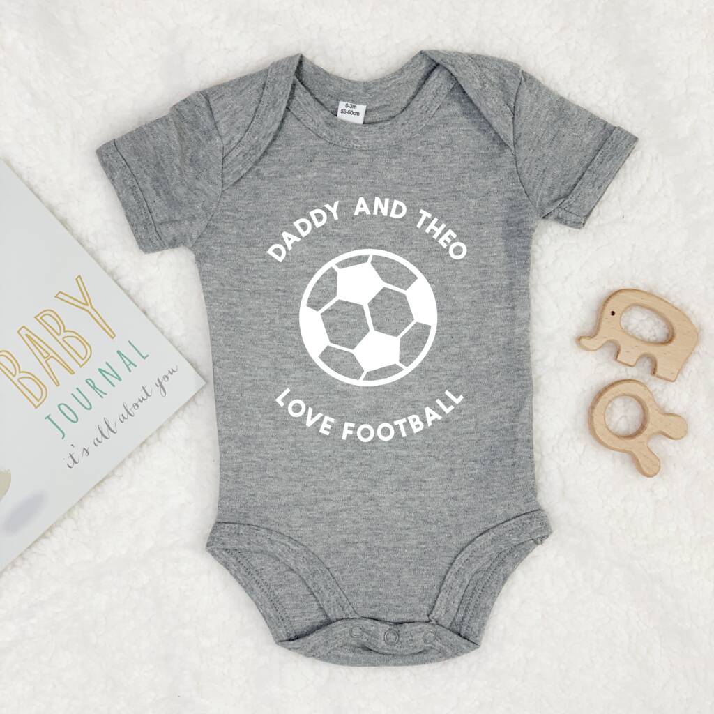 UNITED RED Shhhh! I'm Watching With Daddy Mummy Grandad Unique Football