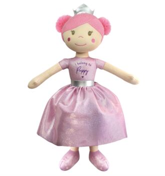Personalised Princess Rag Doll, 5 of 6