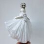 Diamante Crown Spun Cotton Christmas Decoration, thumbnail 5 of 7