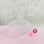 Vintage Decorative Crystal Cut Glass Perfume Bottle ~ 34, thumbnail 3 of 7