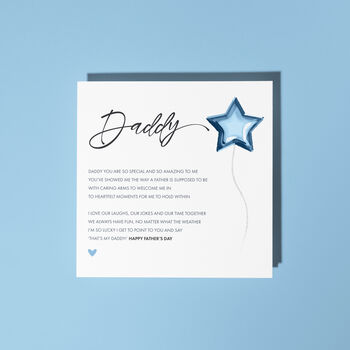 Dad You're So Special Poem Father's Day Card, 2 of 2