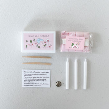 Love You S'more Mini Marshmallow Toasting Kit, 2 of 6