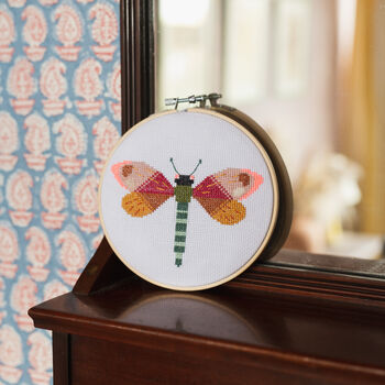 Dragonfly Brie Harrison Cross Stitch Kit, 2 of 2
