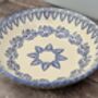 Blue And White Patterned Serving Bowl, 28cm, thumbnail 1 of 3