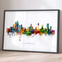 Liverpool Skyline Cityscape Black And White, thumbnail 2 of 12