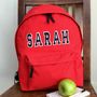 Personalised Applique Name Backpack, thumbnail 1 of 12