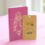 Zodiac Gift Set – Gold Star Sign Necklace And Celestial Notebook, thumbnail 4 of 6