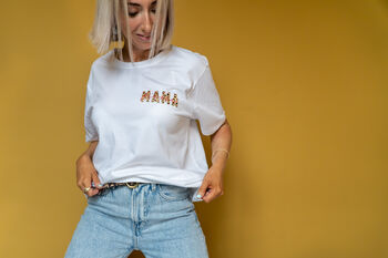 Fierce Mama Breast Pocket T Shirt, 7 of 8